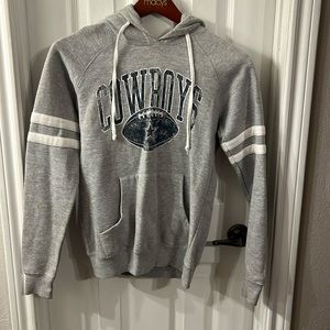 COWBOYS HER STYLE VINTAGE DALLAS COWBOYS HOODIE SIZE SMALL